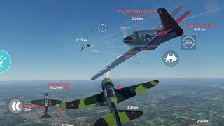 Второй этап ЗБТ авиации WAR Thunder Mobile Геймплей