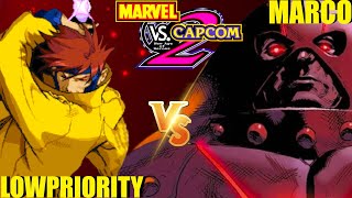 MvC2 Mvci Umvc3 MARCO vs LOWPRIORITY pt 2