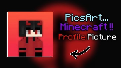 Minecraft Profile Picture Tutorial... in PicsArt... | Make Minecraft Profile Picture in Android !!