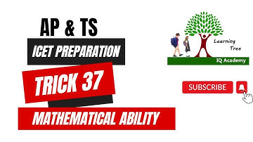 TRICK 37 // COORDINATE GEOMETRY // MATHEMATICAL ABILITY TRICKS // AP & TS ICET TRICKS // ANWAR SIR