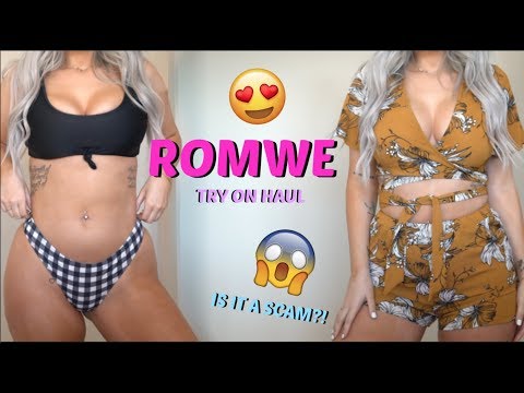 ROMWE FASHION try on HAUL