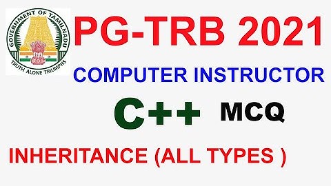 Computer Instructor 💥C++ | Inheritance MCQ  | VIBRANT ONLINE ACADEMY