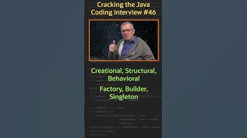 What are the different categories of design patterns? - Cracking the Java Coding Interview
