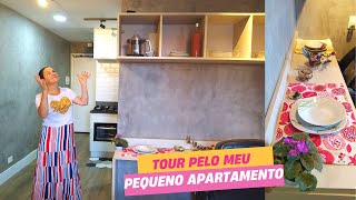 Tour Pelo Meu Pequeno Apartamento de só 26m² |  Olha como aproveitei cada espacinho |Coisas Fáceis