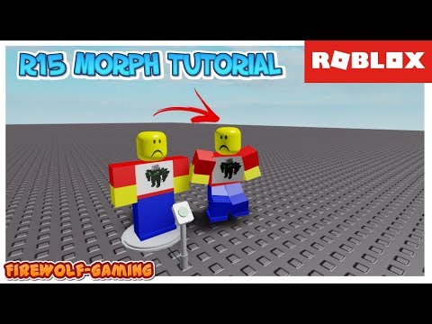 How To Make A R15 Morph In Roblox Studio - how to make custom morphs in roblox any game