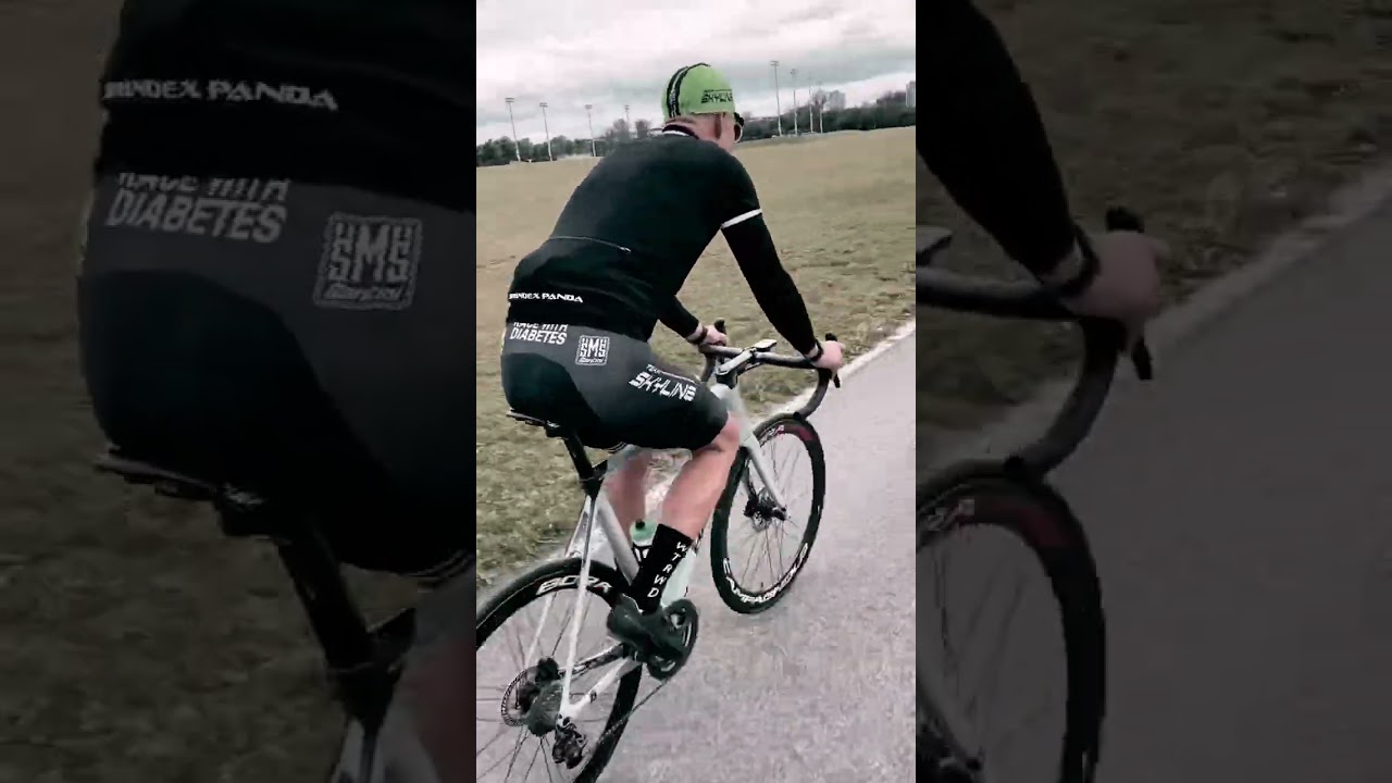 UCI Continental Team Skyline rolling on Basso Bikes, Spandex Panda Sweaters, Campagnolo groupsets