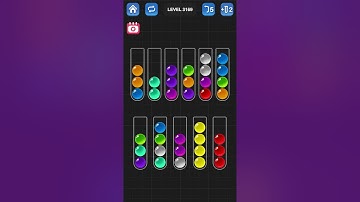 Ball Sort Puzzle by Guru Game: Levels 3166, 3167, 3168, 3169, 3170