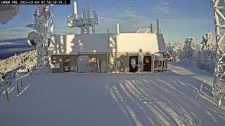 Timelapse Video of Pinal Mountain 20230104
