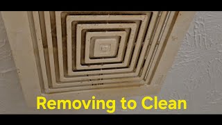 DIY Cleanup, Dirty Bathroom Exhaust Cover and Kohler Toilet Seat Hinges Lid