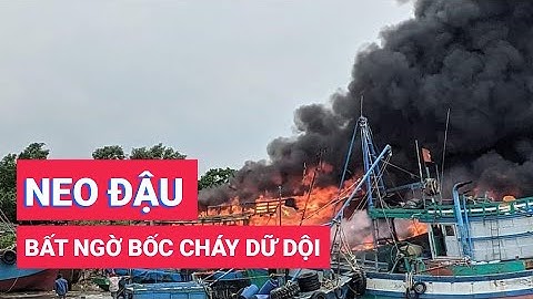 Tiền Giang: 6 tàu cá neo đậu bất ngờ cháy dữ dội
