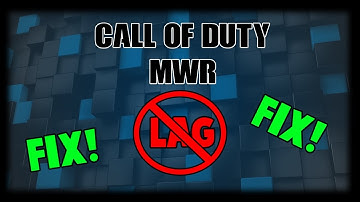 HOW TO FIX LAG IN "CALL OF DUTY MODERN WARFARE REMASTERED PC" (No Download!)