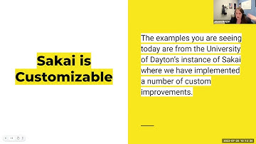 Welcome and General Session: Sakai Lessons