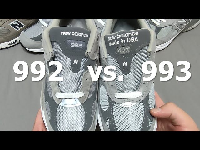 其實你應該買993的| New Balance 992 vs. 993 外型腳感比較... 還有