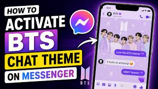 How to Activate BTS Chat Theme on Messenger screenshot 4