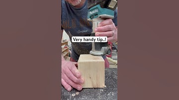 Handy tip when using a router. #shorts