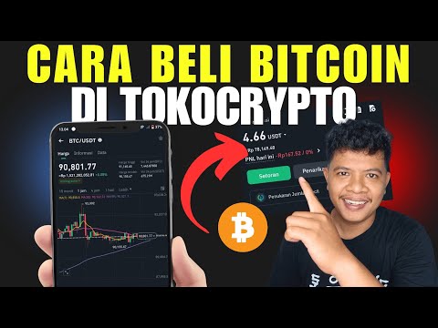 Khusus pemula⁉️ Cara nabung bitcoin mulai 100.000 Rupiah di Tokocrypto 2025!