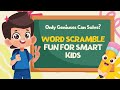 🧠✨ Word Scramble Fun for Smart Kids! | Can You Guess the Words?  #memory  #BrainGym #scrambledwords