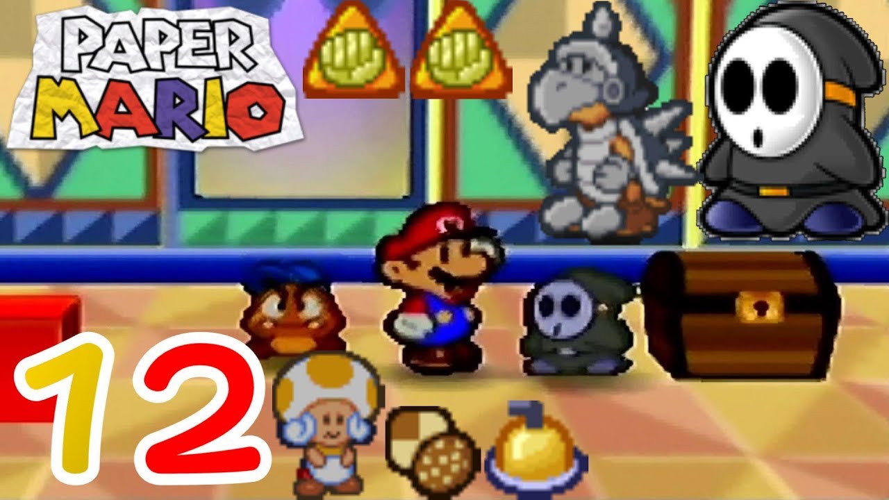 Paper Mario [12] - Cooking Great Recipes & Anti Guy Battle - YouTube