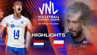 🇳🇱 NED vs. 🇵🇱 POL - Highlights Week 2 | Men's VNL 2023