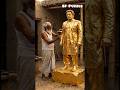 Elderly Craftsman Chisels Golden Imran Khan Statue to Life! ✨#ImranKhan #GoldenStatue #Sculpture