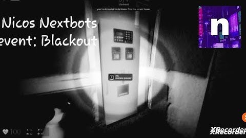 Roblox Nicos Nextbots event: Blackout