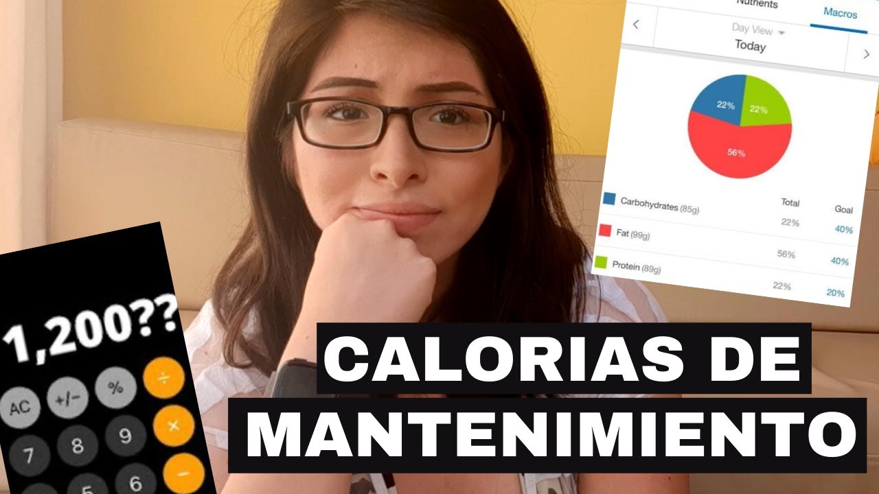 Como calcular tus calorias de mantenimiento? - YouTube