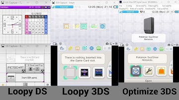DS/3DS Capture Card Software (Optimize and Loopy)