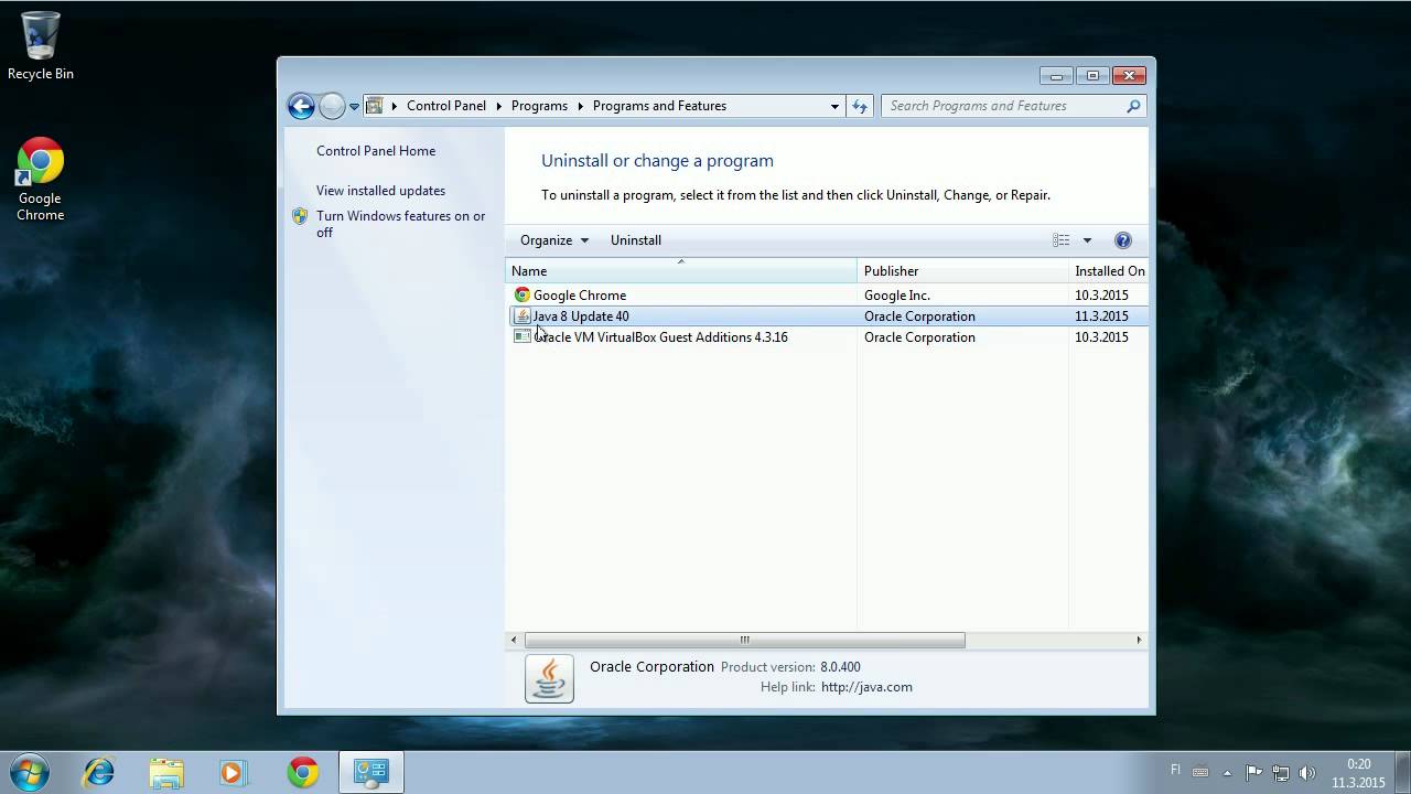 java download for windows 7