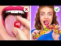 PRUEBA EL ARCOÍRIS || Impresionantes trucos de dulces de 123 GO Like!