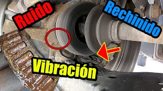 RUIDO en LLANTA delantera, VIBRACIONES al circular, ZUMBIDO aumenta con velocidad/ Rodamiendo DAÑADO