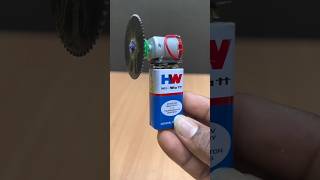 DIY mini cutting machine with Dcmotor HW battery #shortsfeed #shorts #diy