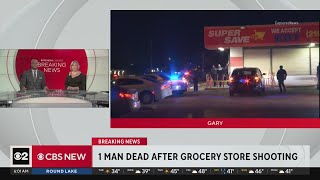 1 man dead after shootout  inside Indiana grocery store