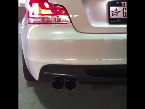 BMW 128i with Magnaflow catback exhaust #16525 - YouTube