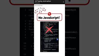 How to Make a Typing Animation with Pure CSS (CP version) #html #codingforbeginners #learntocode