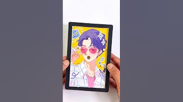 Jinuu from kpop paper cardboard puzzle #craft #kpop #satisfying