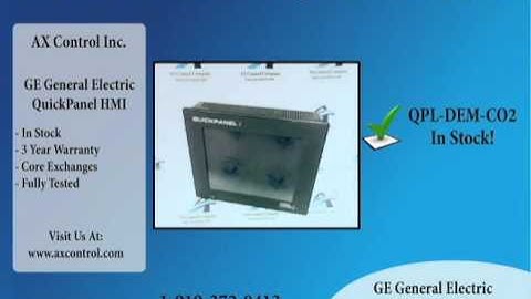 GE Fanuc Quickpanel Total Control QPL-DEM-CO2 12.1 Inch Color TFT HMI