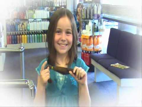Alyssa Shafer Donates to Locks of Love 