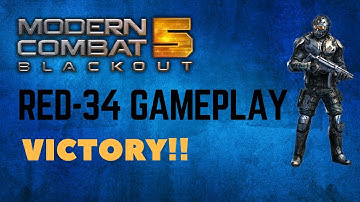 MODERN COMBAT 5 I RED-34 GAMEPLAY I SMASHING VICTORY!!