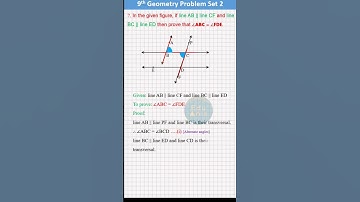 Class 9 Geometry Problem Set 2 Question 7 | Maharashtra board