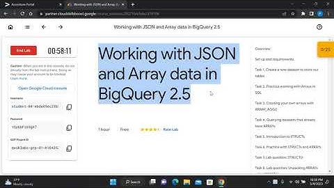 Working with JSON and Array data in BigQuery 2 5