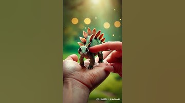 Dinosaur Stegosaurus Ai Generated image and video.