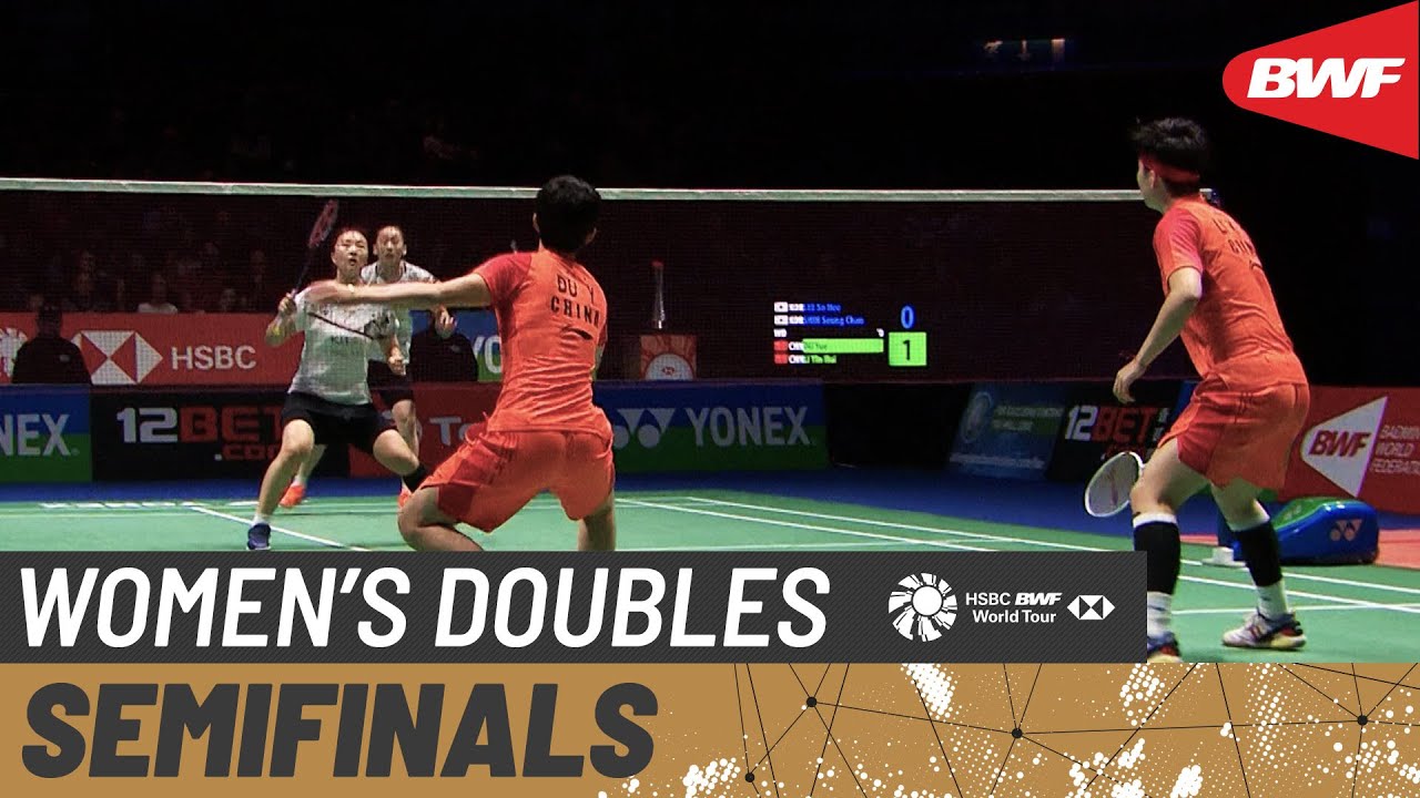 SF | WD | LEE/SHIN (KOR) [4] vs. DU/LI (CHN) [6] | BWF 2020