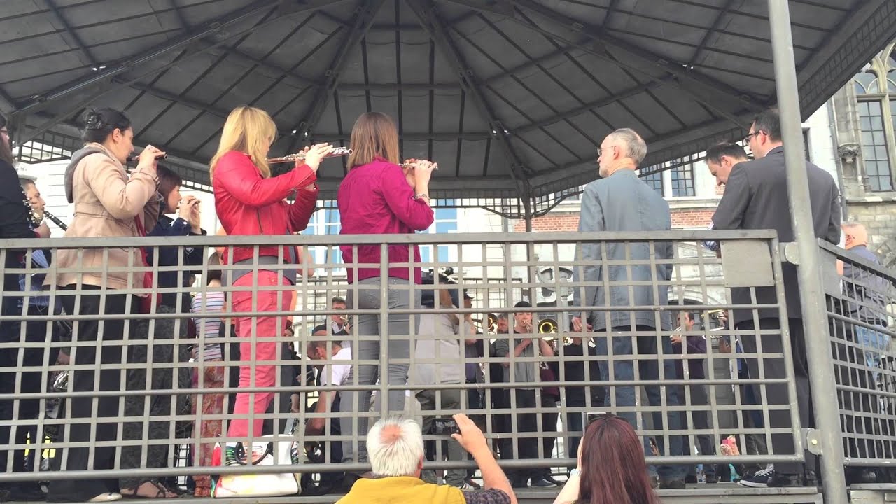 DOUDOU MONS : répétition de la musique du lumeçon / place de Mons (mercredi)