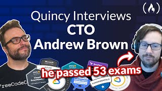CTO Andrew Brown on DevOps + Cloud Certification Exams [freeCodeCamp Podcast #120]