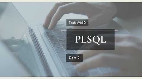 PLSQL Tutorial Part 2: Understanding Data Types, Variables & Operators | Learn PLSQL Basics