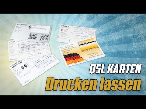QSL #04 ?️ QSL Karte drucken lassen