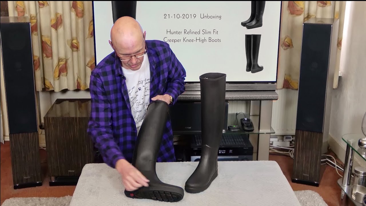 hunter slim rain boots