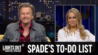 David Spade’s To-Do List (feat. Nikki Glaser) - Lights Out with David Spade