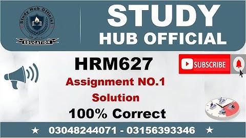 HRM627 Assignment 1 Solution Fall 2022, HRM627 Assignment 1 solution 2022, HRM627 assig 1 fall 2022