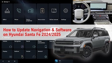 How to Update Navigation & Software on Hyundai Santa Fe 2024/2025 – Step-by-Step Guide!